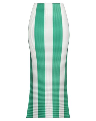 Sunnei Woman Maxi Skirt Green Size M Polyester