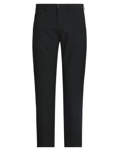 Shop Grifoni Man Pants Black Size 34 Polyester, Virgin Wool, Elastane