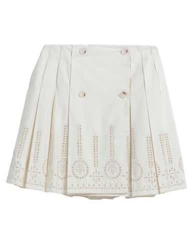 Isabelle Blanche Paris Woman Mini Skirt Ivory Size Xs Cotton In White