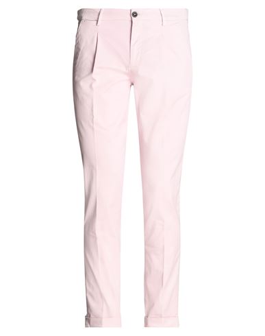 Manuel Ritz Man Pants Light Pink Size 34 Cotton, Elastane