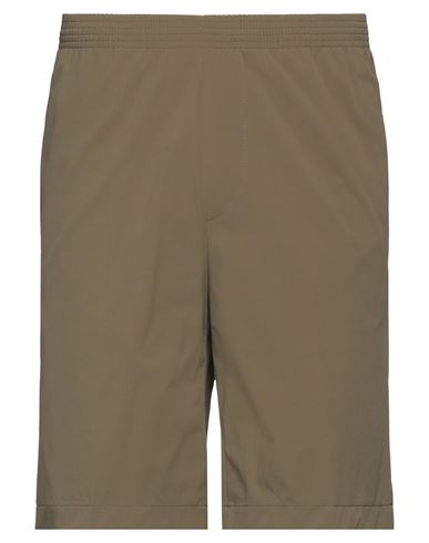 Cellar Door Man Shorts & Bermuda Shorts Military Green Size 34 Polyamide, Elastane