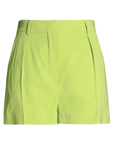 Sportmax Woman Shorts & Bermuda Shorts Acid Green Size 8 Viscose, Elastane