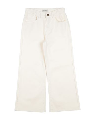 Shop Golden Goose Toddler Girl Pants Cream Size 6 Cotton, Elastane In White