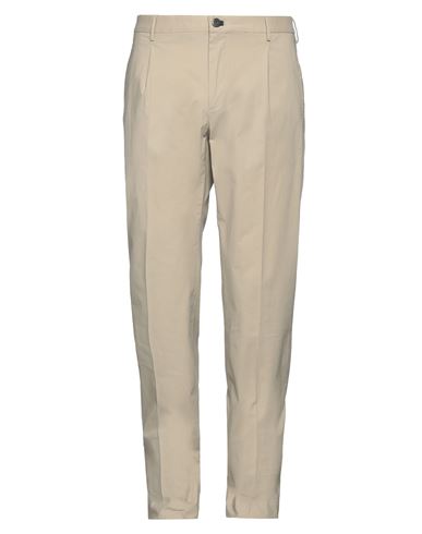 Incotex Man Pants Beige Size 36 Cotton, Elastane In Grey