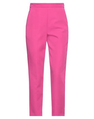Vicolo Woman Pants Fuchsia Size S Polyester, Elastane In Pink