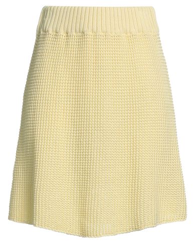 Rodebjer Woman Mini Skirt Light Yellow Size L Organic Cotton