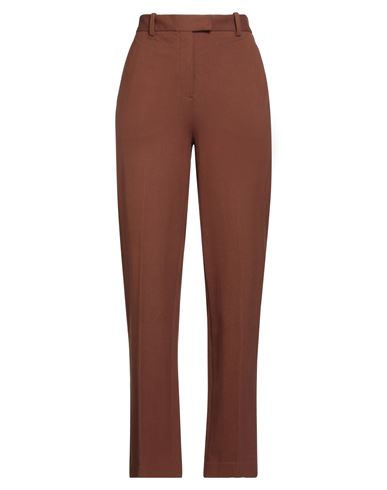 Circolo 1901 Woman Pants Brown Size 6 Cotton, Elastane In Brown