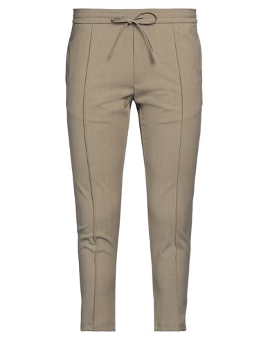 Paolo Pecora Man Pants Sand Size 36 Polyester, Wool, Elastane