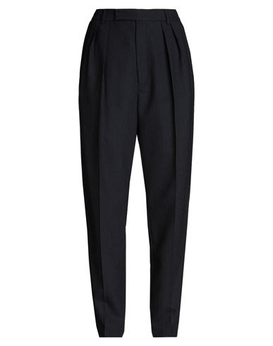 Celine Woman Pants Midnight Blue Size 6 Wool, Polyester