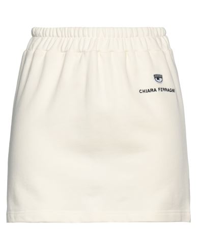 Chiara Ferragni Woman Mini Skirt Beige Size M Cotton
