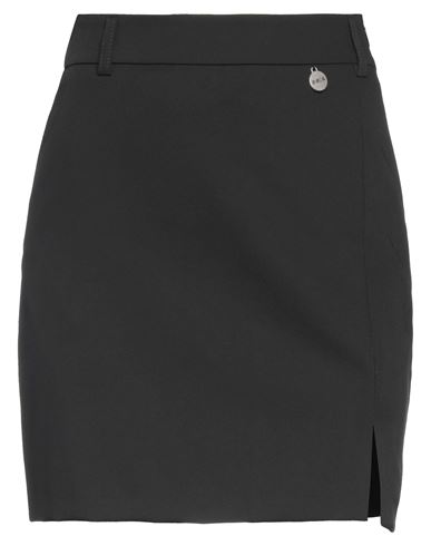 Berna Woman Mini Skirt Black Size 2 Polyester, Rayon, Elastane