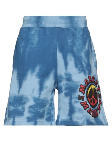 Market Man Shorts & Bermuda Shorts Azure Size M Cotton In Blue