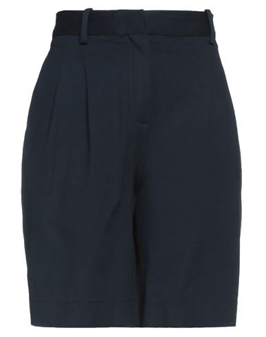 Circolo 1901 Woman Shorts & Bermuda Shorts Midnight Blue Size 6 Cotton, Elastane