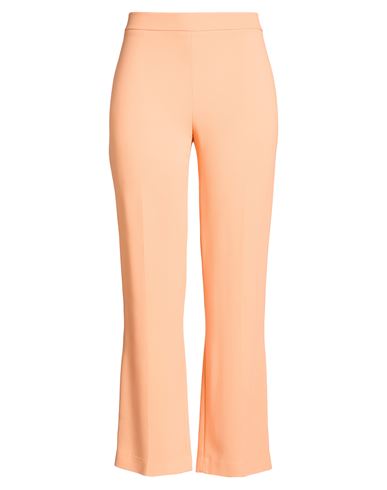 Clips Woman Pants Apricot Size 12 Viscose, Acrylic, Elastane In Orange
