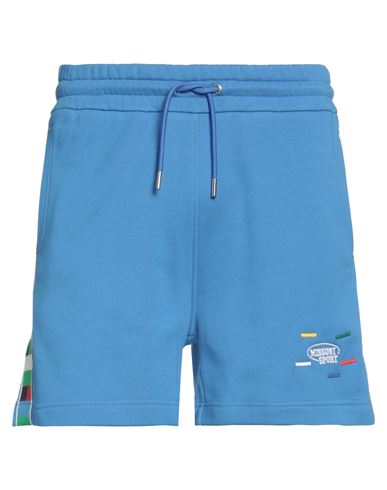 Missoni Man Shorts & Bermuda Shorts Pastel Blue Size L Cotton