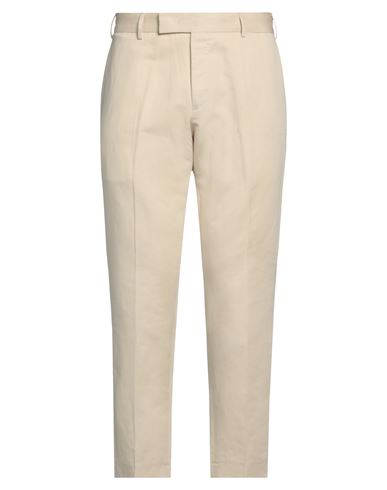 Pt Torino Man Pants Beige Size 38 Cotton, Linen
