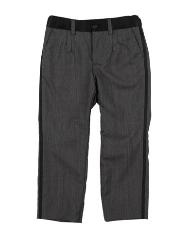 Shop Dolce & Gabbana Toddler Boy Pants Lead Size 3 Virgin Wool, Silk, Elastane, Polyester In Grey
