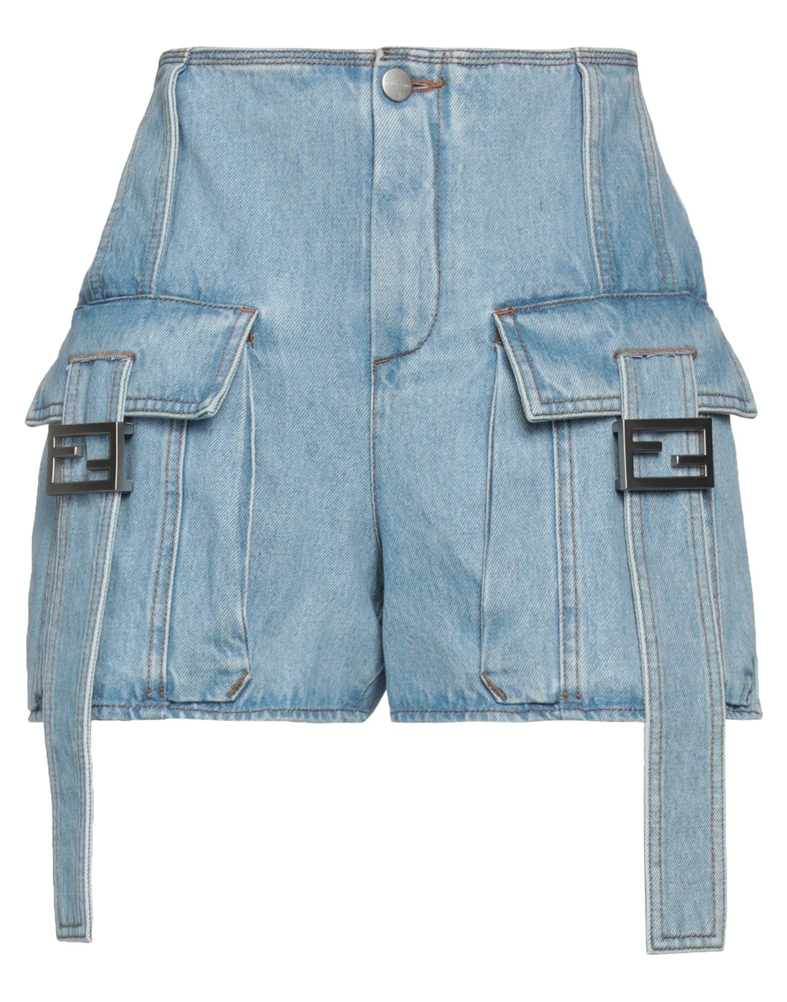 FENDI FENDI BOTTOMWEAR Denim σορτς