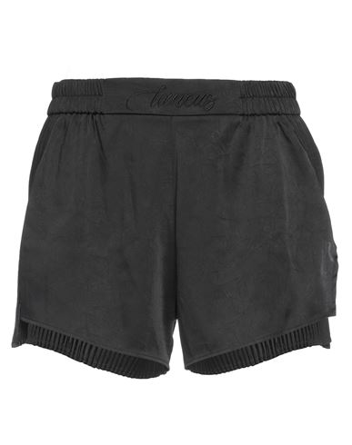Laneus Woman Shorts & Bermuda Shorts Black Size 6 Polyester