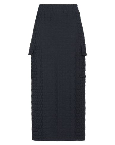 Sunnei Woman Maxi Skirt Midnight Blue Size L Polyamide, Elastane