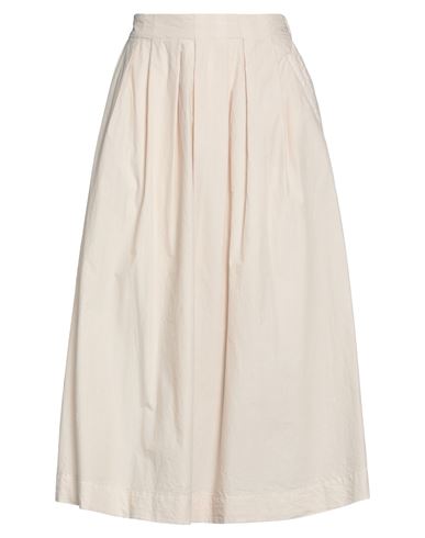 Peserico Easy Woman Midi Skirt Beige Size 6 Cotton