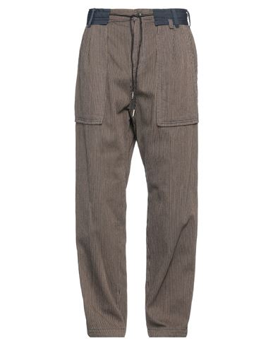 Sacai Man Pants Sand Size 4 Cotton, Nylon In Beige
