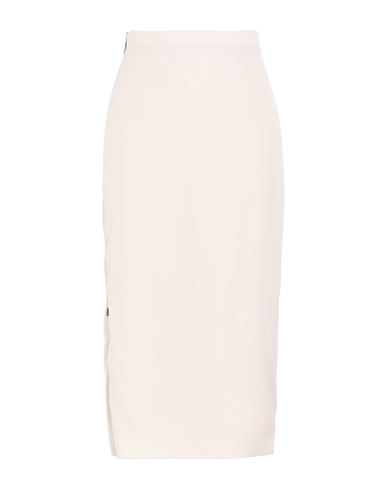 Shop Fendi Woman Midi Skirt Blush Size 8 Viscose, Virgin Wool In Pink