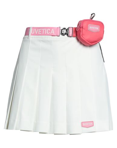 Duvetica Woman Shorts & Bermuda Shorts White Size 6 Polyester, Polyurethane