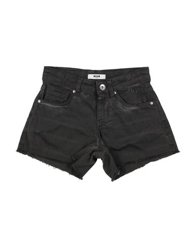 Shop Msgm Toddler Girl Shorts & Bermuda Shorts Black Size 6 Cotton, Elastane