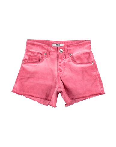 Shop Msgm Toddler Girl Shorts & Bermuda Shorts Magenta Size 6 Cotton, Elastane