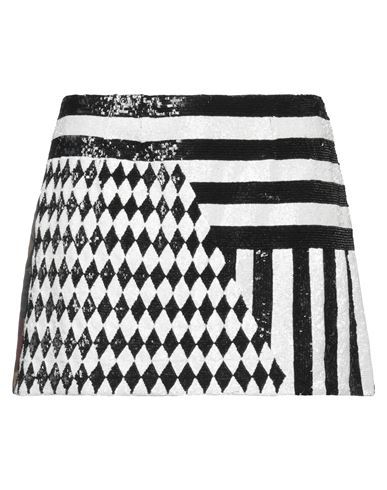 Dolce & Gabbana Woman Mini Skirt Black Size 4 Polyamide, Polyester, Metallic Polyester, Glass, Pvc -