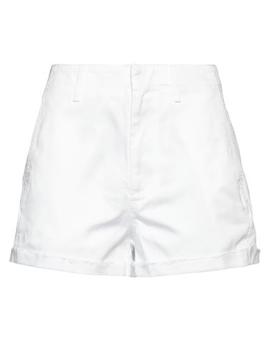 DONDUP DONDUP WOMAN SHORTS & BERMUDA SHORTS WHITE SIZE 26 COTTON