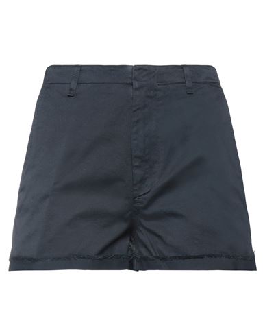 Dondup Woman Shorts & Bermuda Shorts Midnight Blue Size 25 Cotton