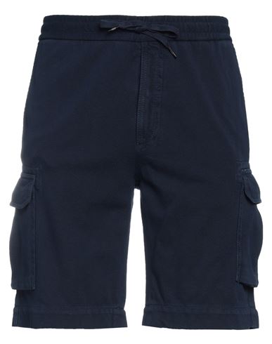 Circolo 1901 Man Shorts & Bermuda Shorts Navy Blue Size 32 Cotton