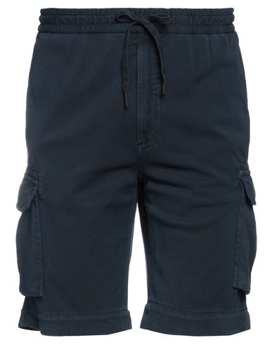 Circolo 1901 Man Shorts & Bermuda Shorts Midnight Blue Size 36 Cotton