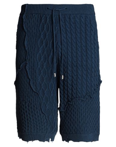 Shop Ader Error Man Shorts & Bermuda Shorts Blue Size 2 Cotton, Acrylic
