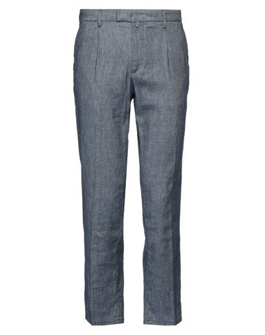 Briglia 1949 Man Pants Slate Blue Size 33 Linen, Cotton, Elastane