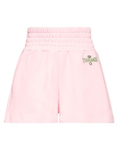 Chiara Ferragni Woman Shorts & Bermuda Shorts Pink Size S Cotton