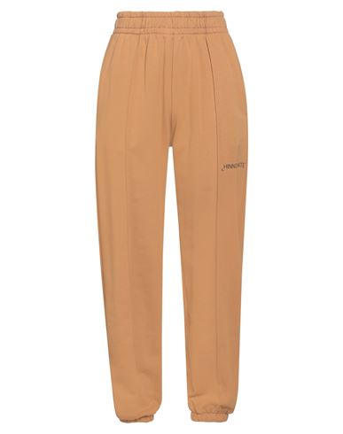 Hinnominate Woman Pants Camel Size S Cotton In Beige