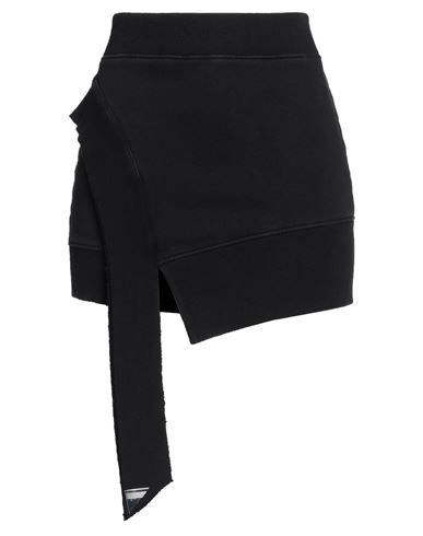 Attico The  Woman Mini Skirt Steel Grey Size 6 Cotton, Elastane