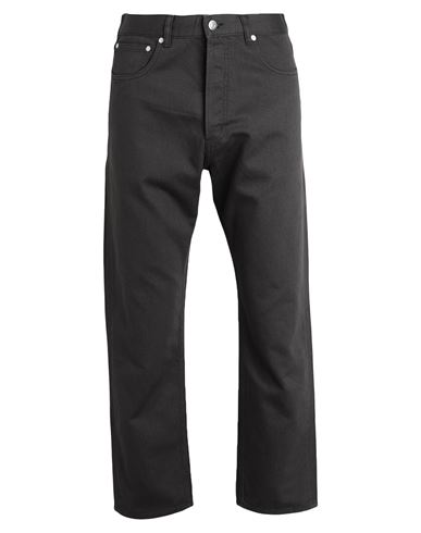 Shop Arket Man Pants Steel Grey Size 32w-34l Organic Cotton