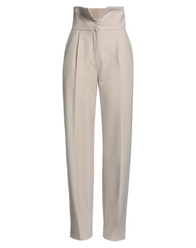 Antonelli Woman Pants Beige Size 4 Polyester, Virgin Wool, Elastane In Beige