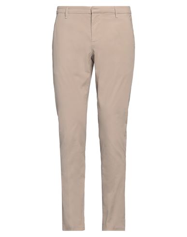 Dondup Man Pants Sand Size 35 Cotton, Elastane In Beige