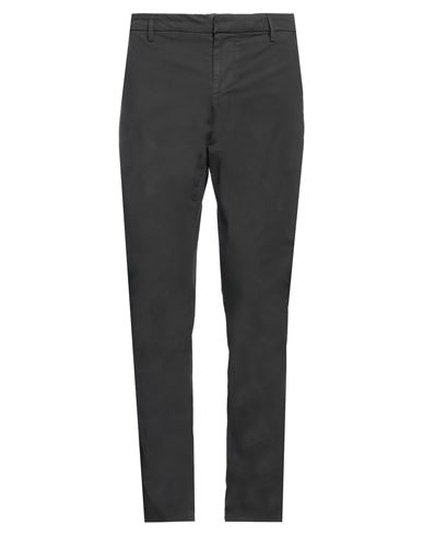 Dondup Man Pants Steel Grey Size 34 Cotton, Elastane