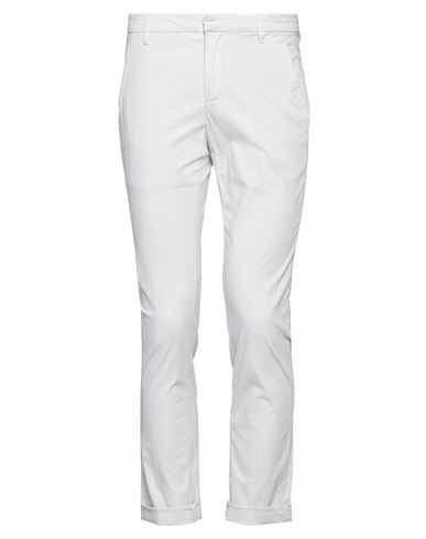 Dondup Man Pants Grey Size 35 Cotton, Polyester, Elastane In Grey