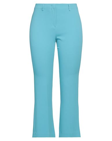 Shop Etro Woman Pants Azure Size 10 Viscose, Acetate, Elastane In Blue