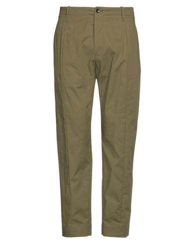 Nine In The Morning Man Pants Military Green Size 36 Cotton, Elastane