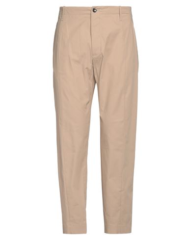 Nine In The Morning Man Pants Khaki Size 36 Cotton, Elastane In Beige