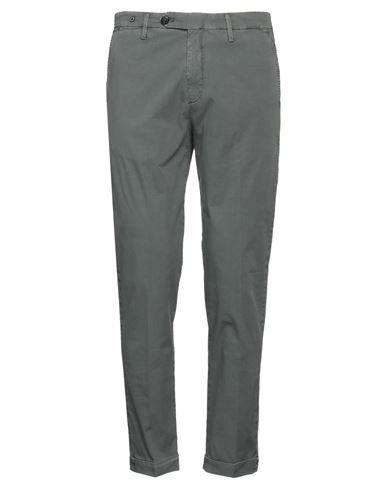 Filetto Man Pants Lead Size 34 Cotton, Elastane In Grey