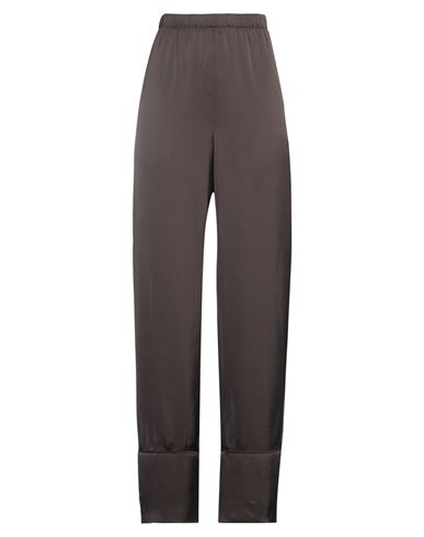 The Malama Studio Woman Pants Dark Brown Size S/m Polyester